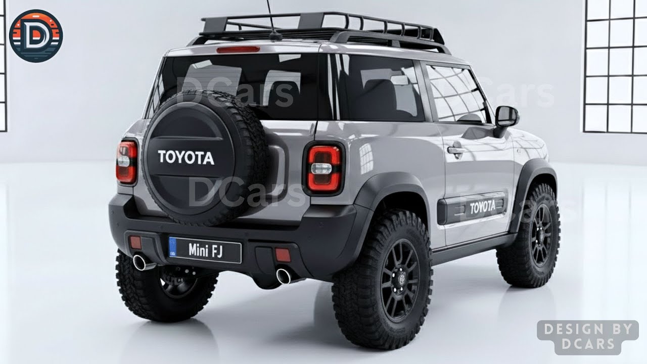 🚙⚡ Концепт мини-внедорожника Toyota Land Cruiser FJ 2027 года – миниатюрный 4x4 с настоящей внедо...