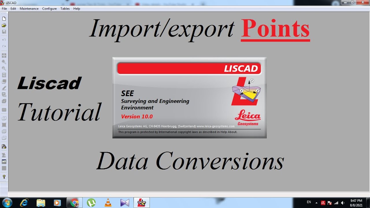LisCAD- Import points