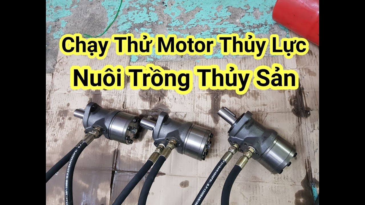 Quạt Thủy Lực - Motor Thủy Lực Nuôi Tôm Tiết Kiệm Điện 70% - Thủy Lực Hay
