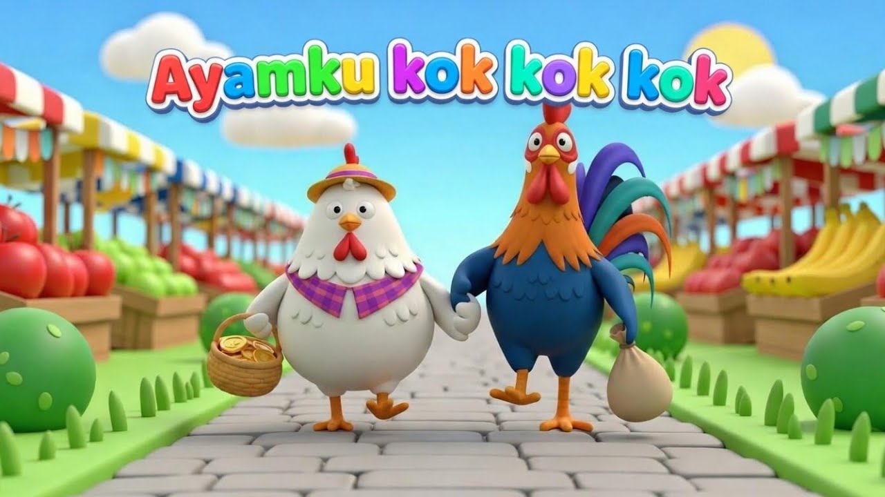 Ayamku kok kok kok || Lagu Anak Indonesia populer terbaru 