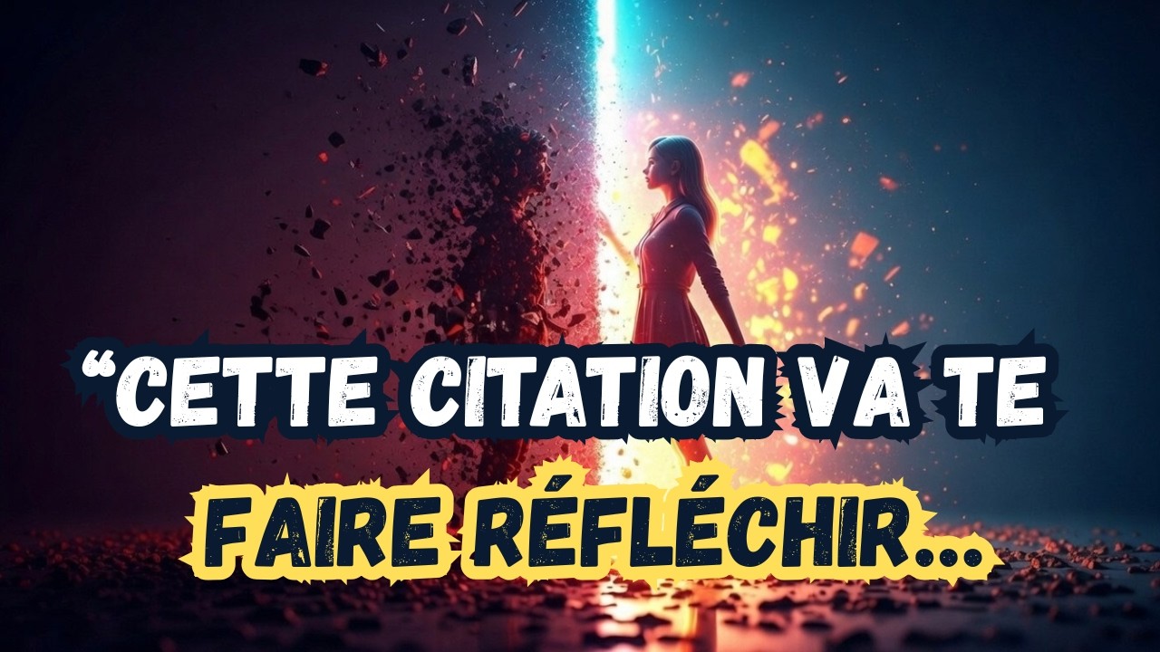 Chaque fin cache un nouveau commencement. Cette citation fait réfléchir