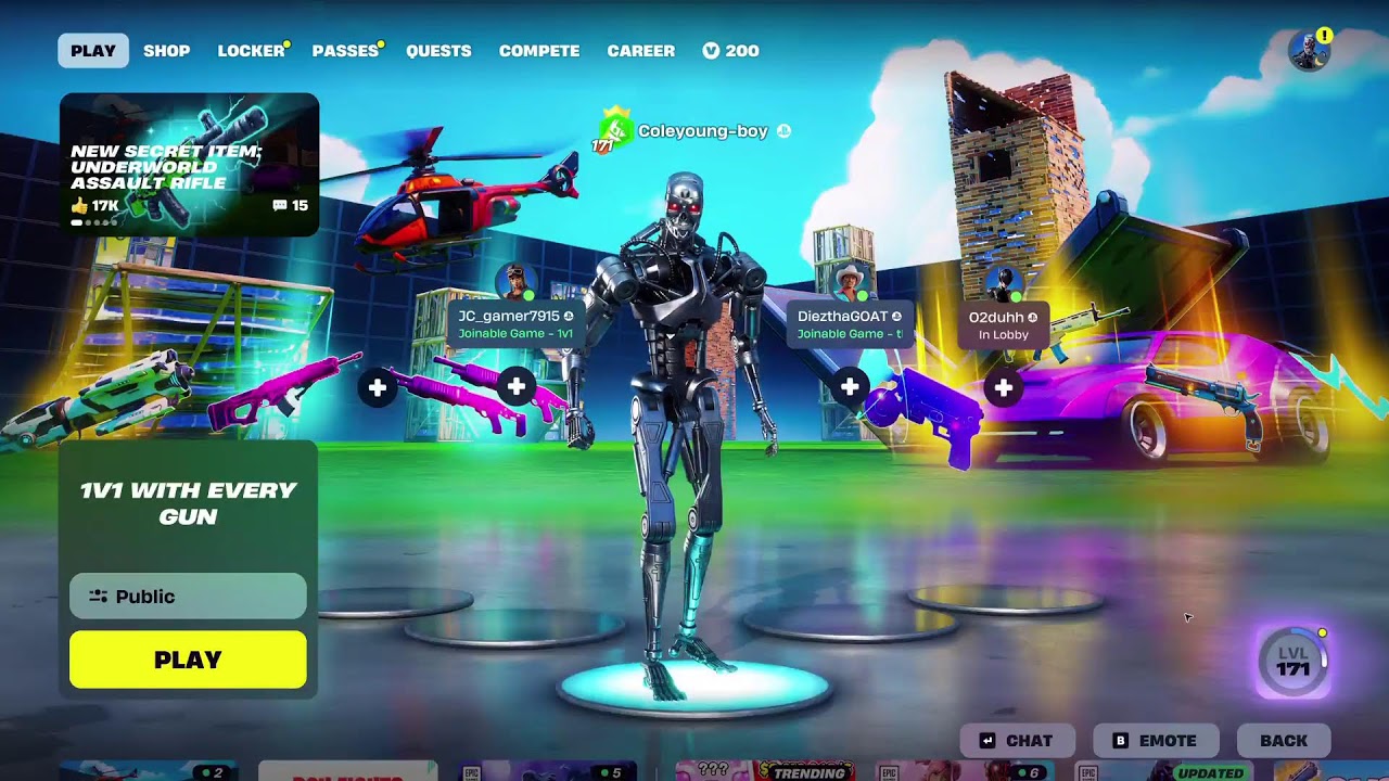Sub to play