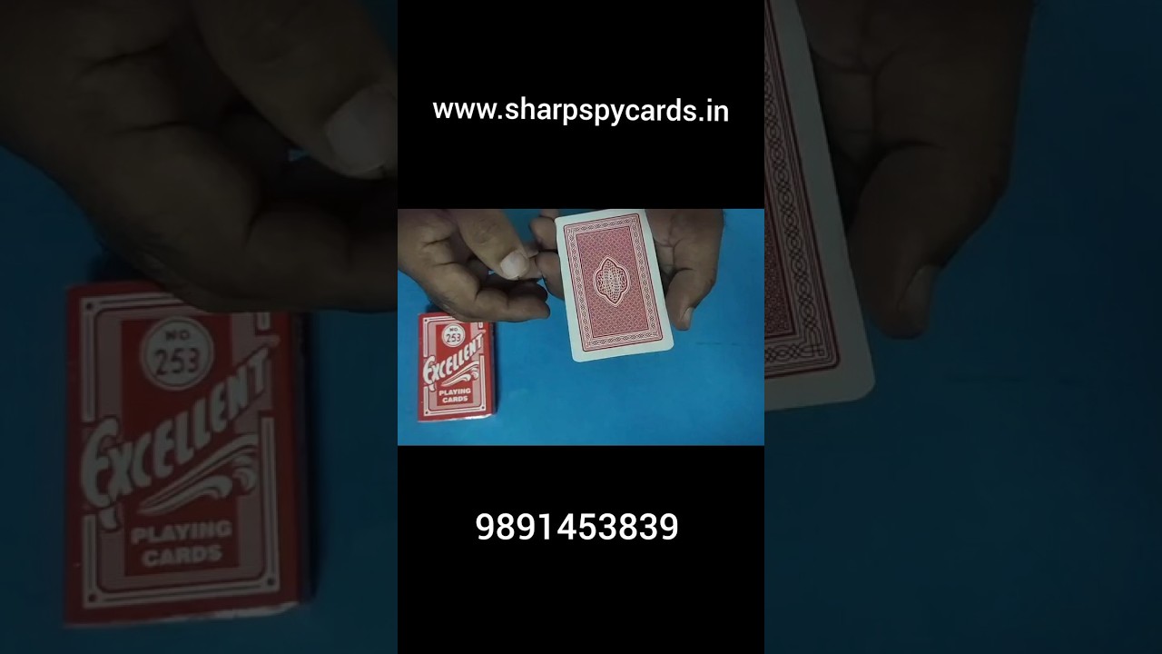 HD Quality Playing Card Lens  #sharpspycards