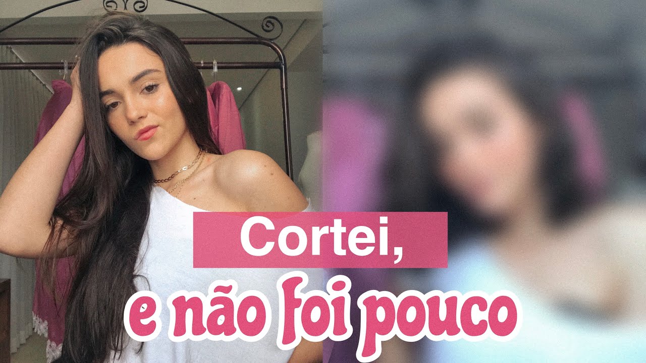 Cortei meu cabelo curto