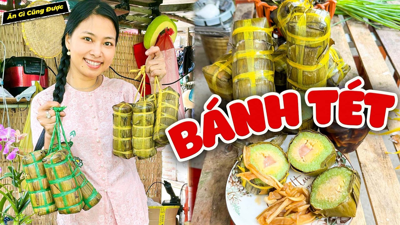Những Đòn Bánh Tết Nghĩa Tình Phần Quà Tết Gửi Cho Cô Chú Khó Khăn - Ăn Gì Cũng Được 