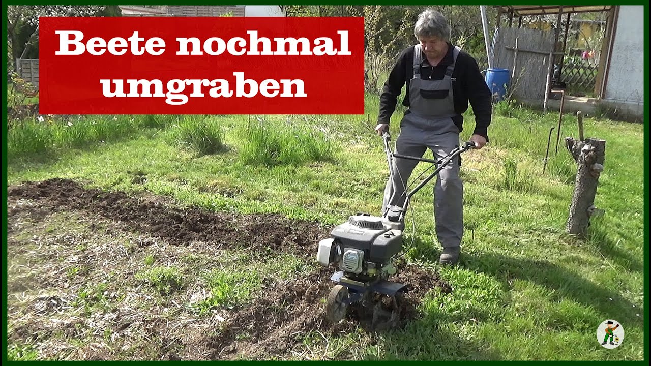 Beete mit Mist umgraben - Neuer Garten - Teil 14