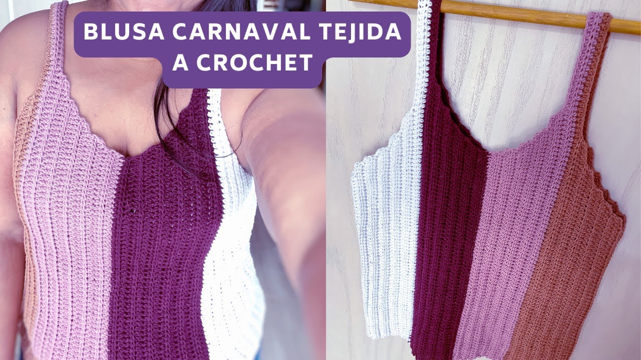 👚Blusa o top tejido a crochet 🧶 Paso a paso/Crochet blouse or top    Step by step