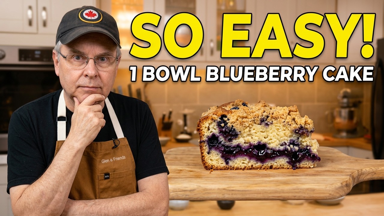 Stop Making Baking So Hard! Easy Blueberry Buttermilk Coffee Cake