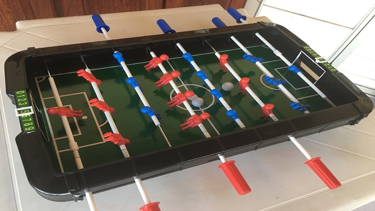 COMPREI UMA MESA DE FUTEBOL DE BRINQUEDO MUITO DIVERTIDA! FIZ MUITOS GOLS?!