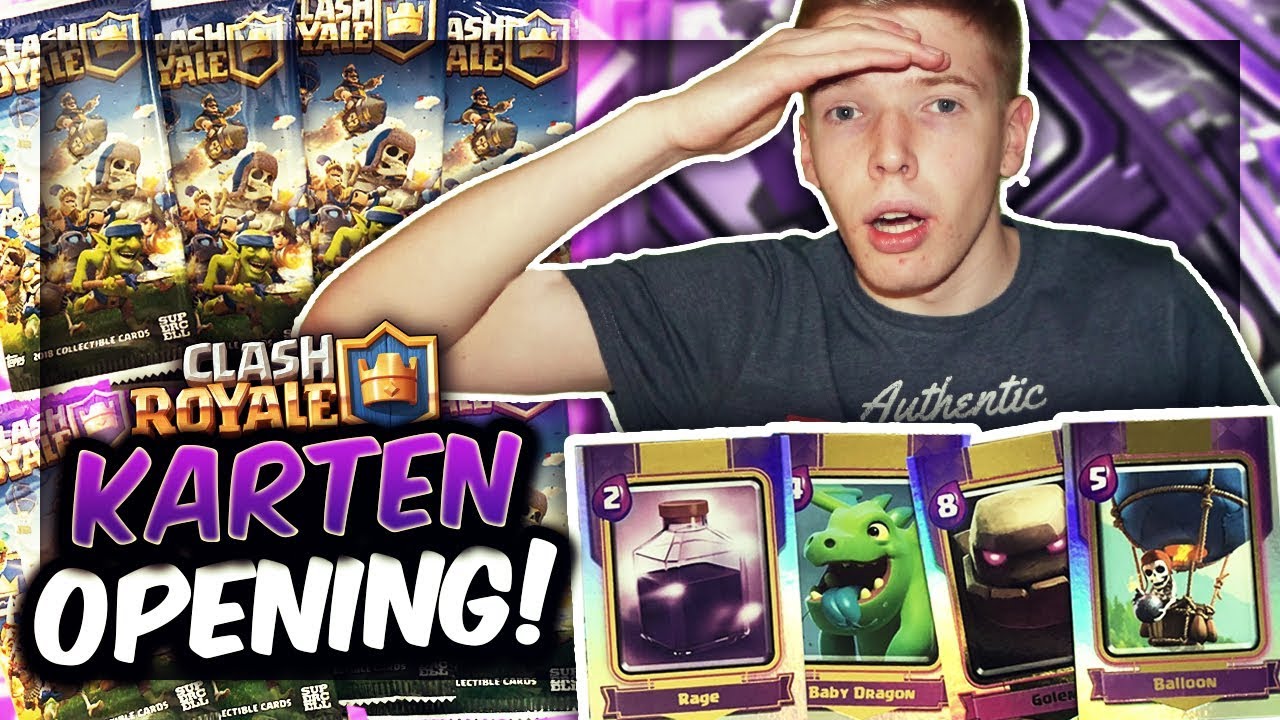 NEUE SAMMELKARTEN F&Uuml;R CLASH ROYALE! | XXL Pack Opening - absolute Rarit&auml;t gezogen!