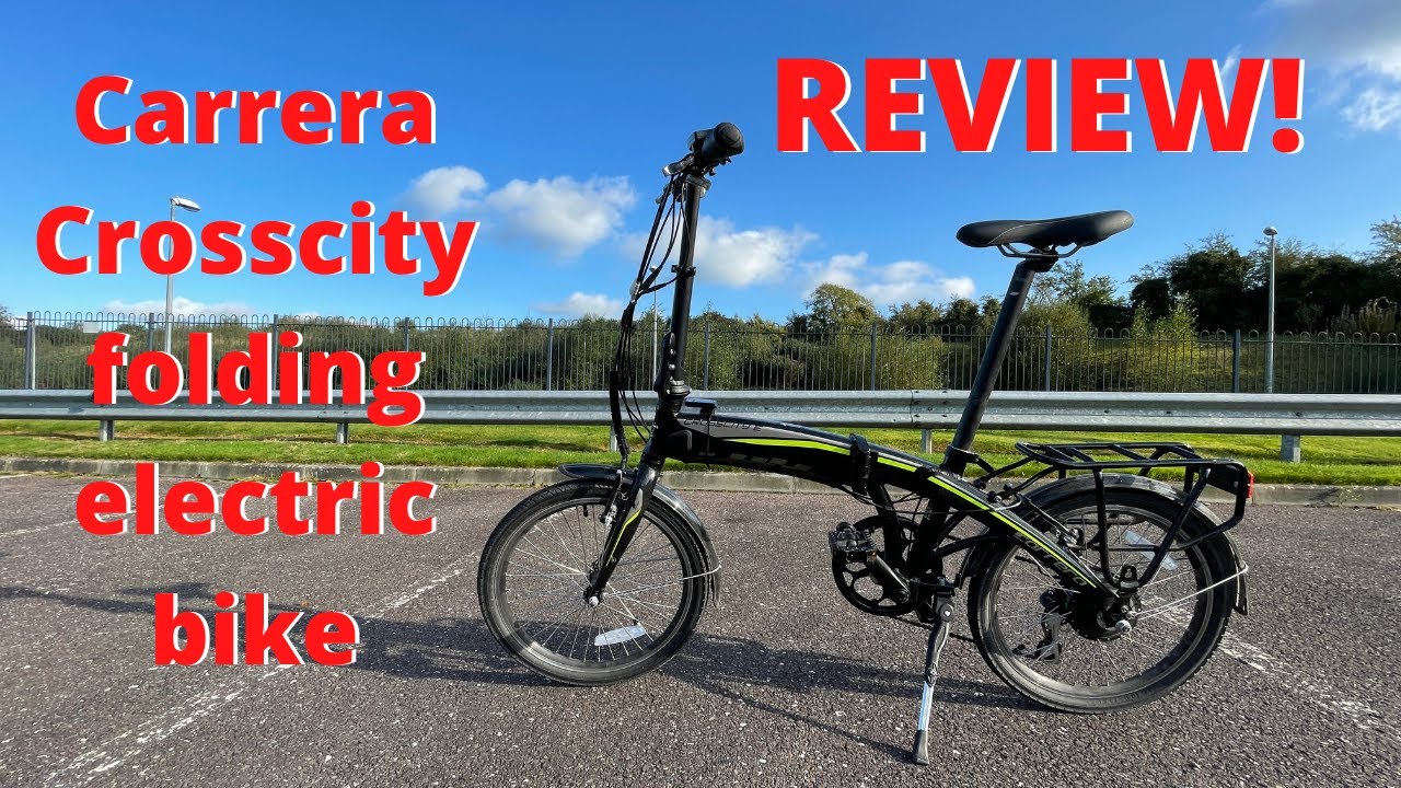 Обзор: складной электрический велосипед Carrera Crosscity