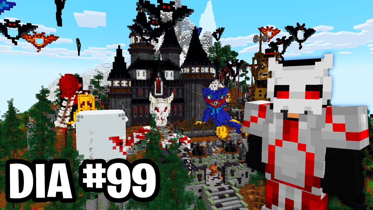 SOBREVIVI 100 DIAS CRIANDO UM IMP&Eacute;RIO NO MINECRAFT - O FILME