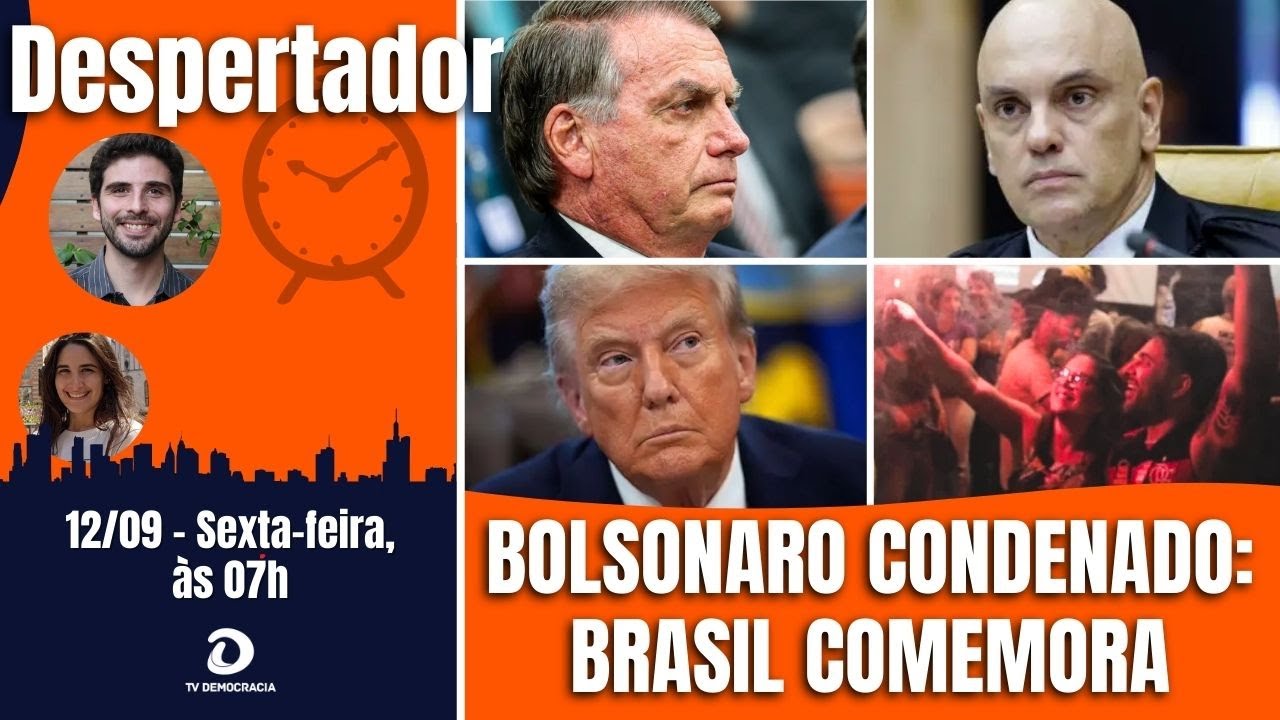 Governo Trump amea&ccedil;a Brasil ap&oacute;s condena&ccedil;&atilde;o de Bolsonaro. Lula reage. Cidades registram comemora&ccedil;&otilde;es