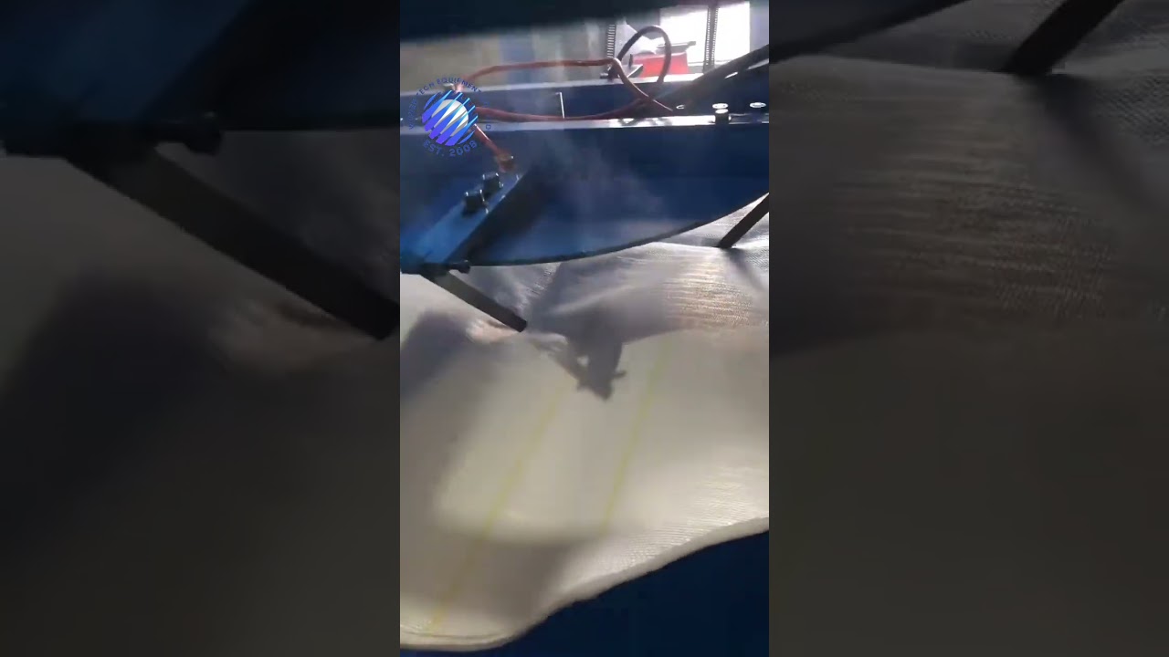 Big Bag Processing Equipment: big bag fabric cutting machine #cuttingmachine  #bigbag #bagmachine