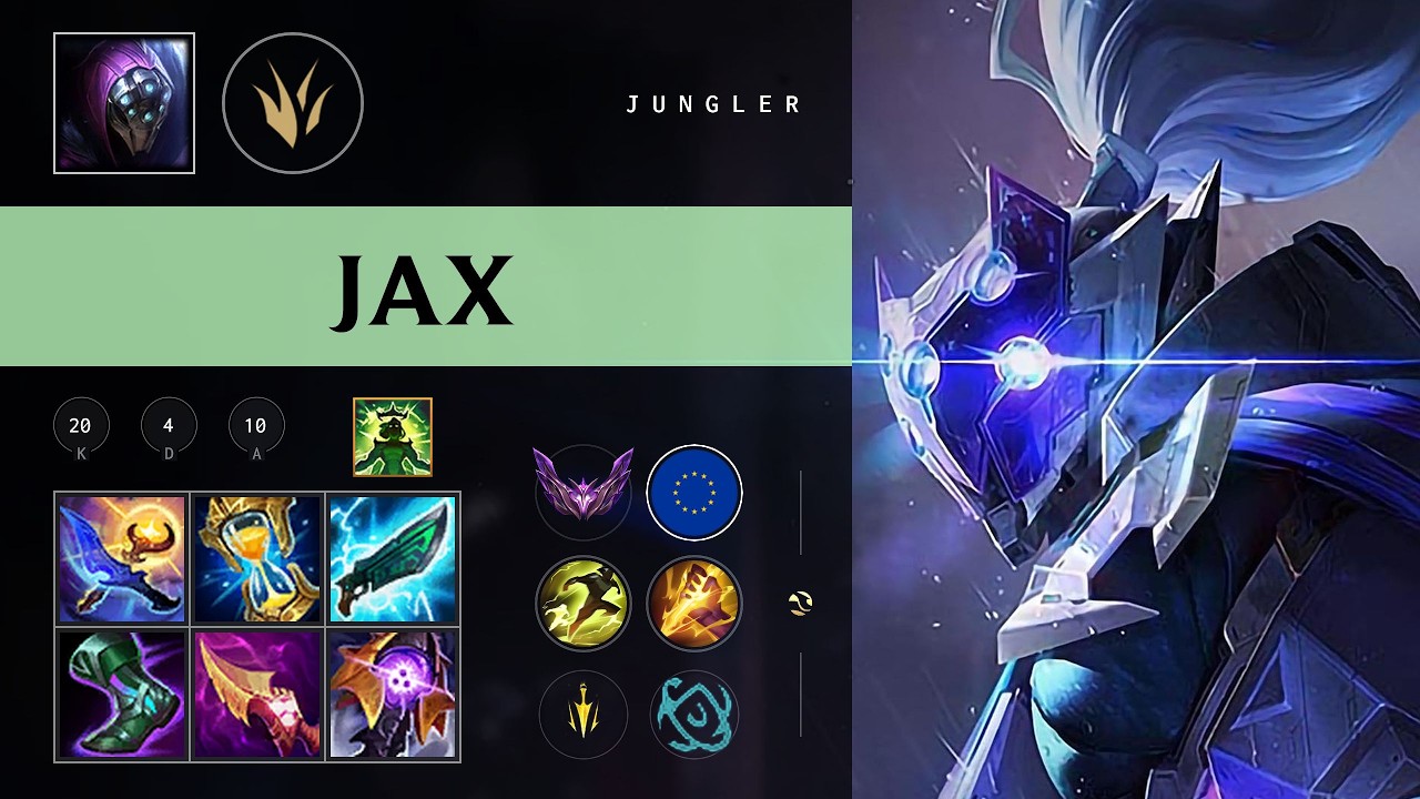 Jax Jungle vs Darius - EUW Master Patch 26.10