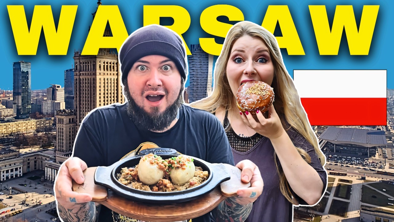 24 Hours in INCREDIBLE WARSAW, POLAND! 🇵🇱 - First Impressions & POLISH FOOD