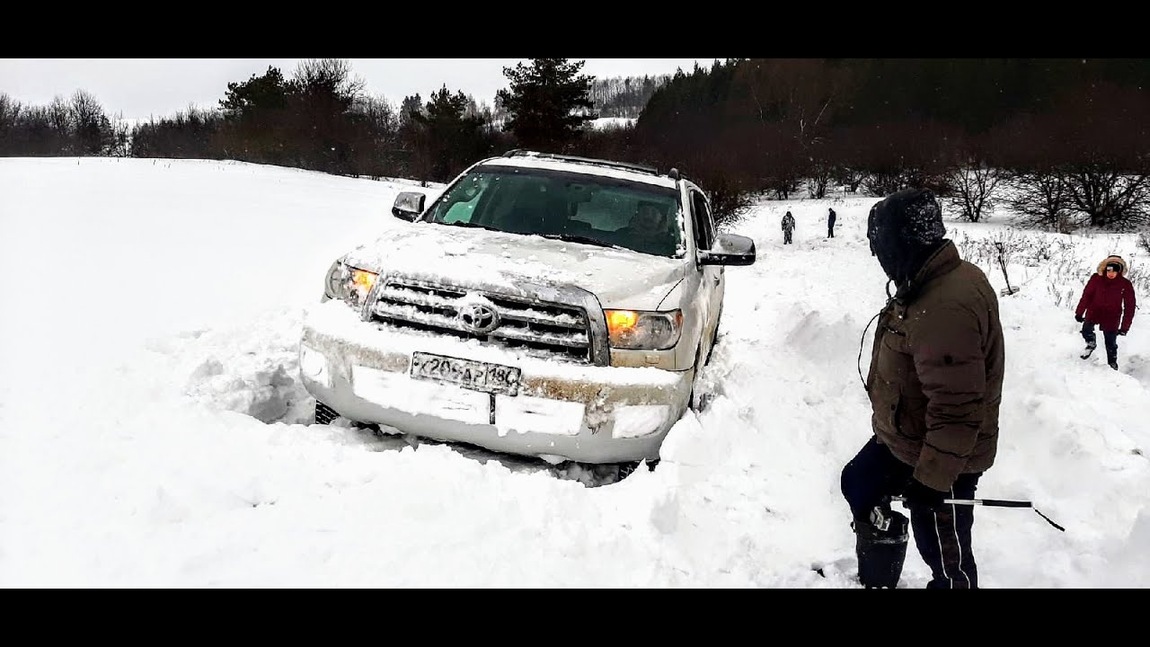 Toyota Sequoia снова в деле.Renault Duster и Нивы . Маршрут не пройден !!!