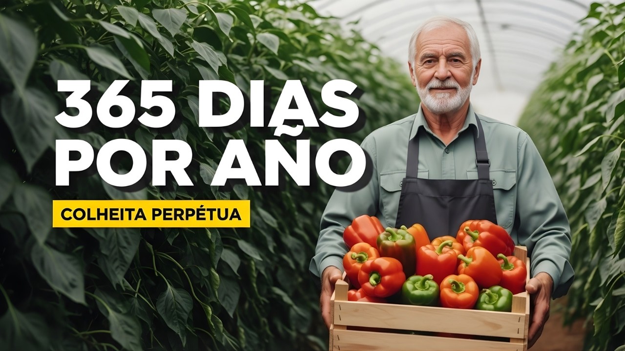 Pimentão Gigante e Orgânico: O Guia de Manejo para Colher 365 Dias por Ano
