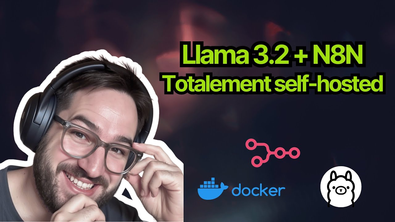 N8N et Llama 3.2 totalement gratuit et auto-hébergé (Docker tutoriel - NO CODE)