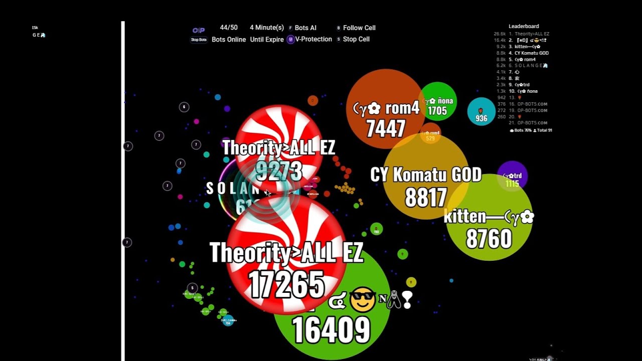 Agar.io | Mothership's Highlights + Random Tournament Raiding |   Op.bots.com