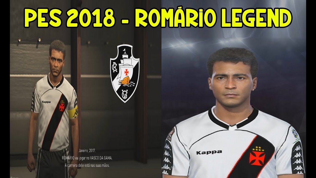 PES 2018 - ROMÁRIO LEGEND OFICIAL KONAMI DLC 2.0