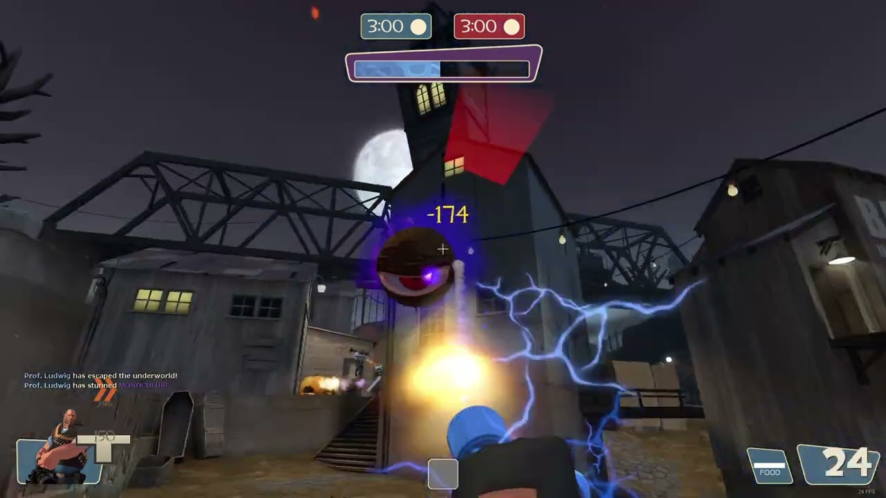 TF2: Halloween Gameplay Whit Bots. (TF2 CFG AND HUD UI SHOWCASE)  gamebana link in desc.