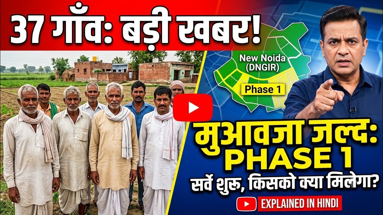 New Noida 37 Villages Phase 1 2041 Master Plan Latest News Update