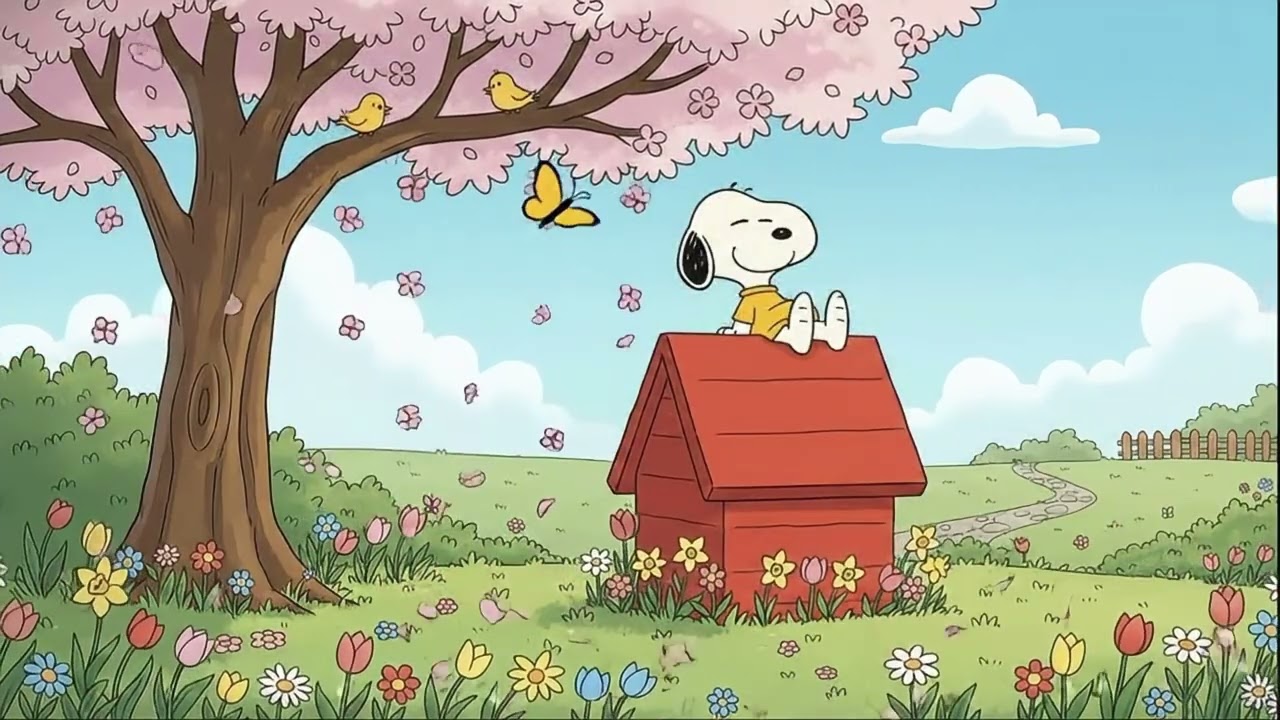 Snoopy Rainy Day 🌧️ Soft Lofi for Calm Moments