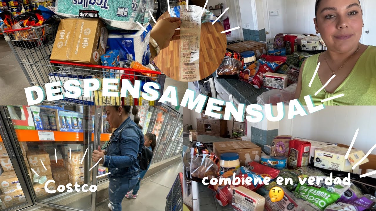 🛒 DESPENSA MENSUAL EN COSTCO ✅ EN VERDAD COMVIENE TENER LA MEMBRESÍA 🤔 #despensamensual #realife #mx