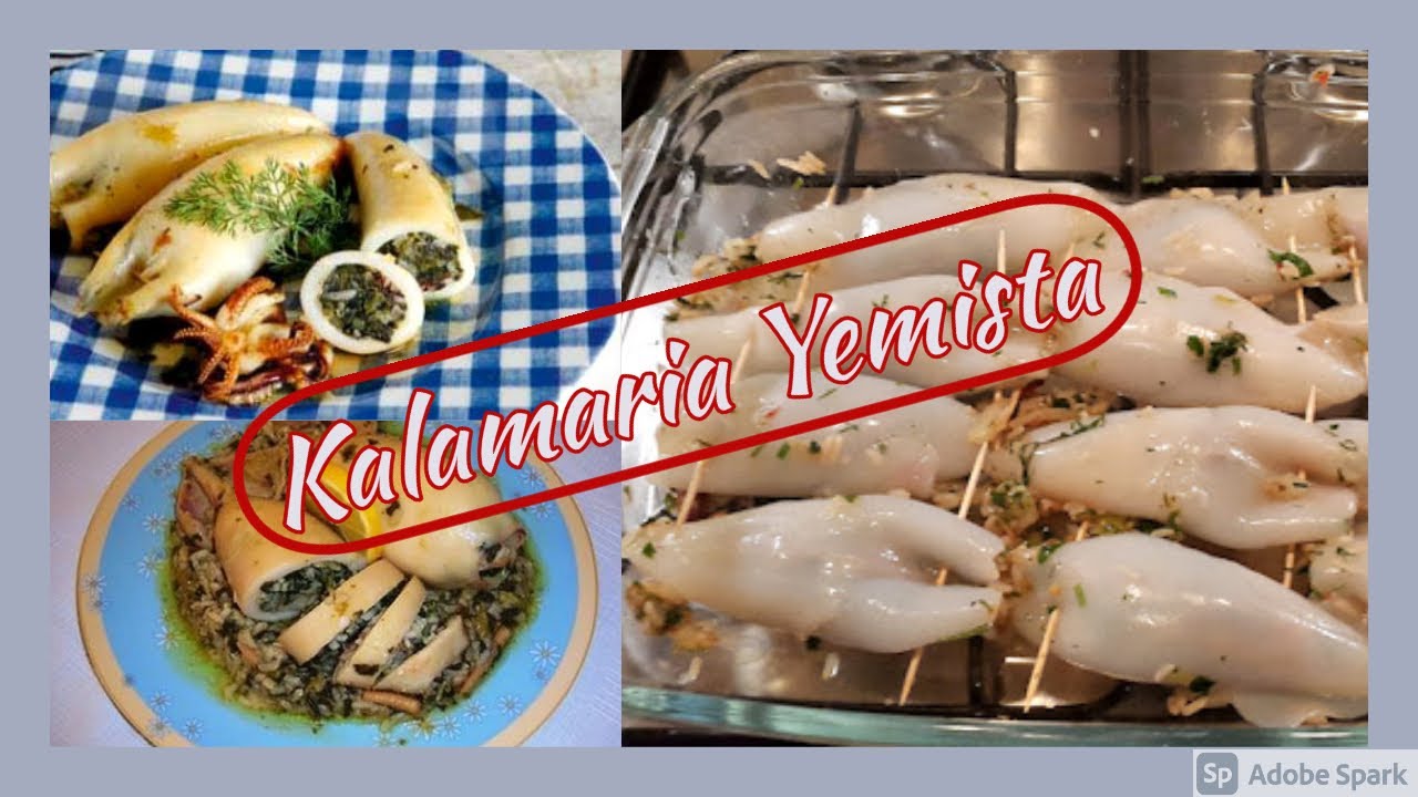 Best Kalamaria Yemista - Greek stuffed squid