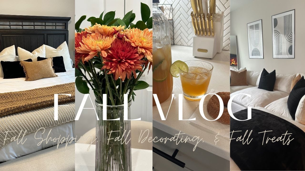 FALL VLOG | Fall Shopping, Fall Decorating, & Fall Treats