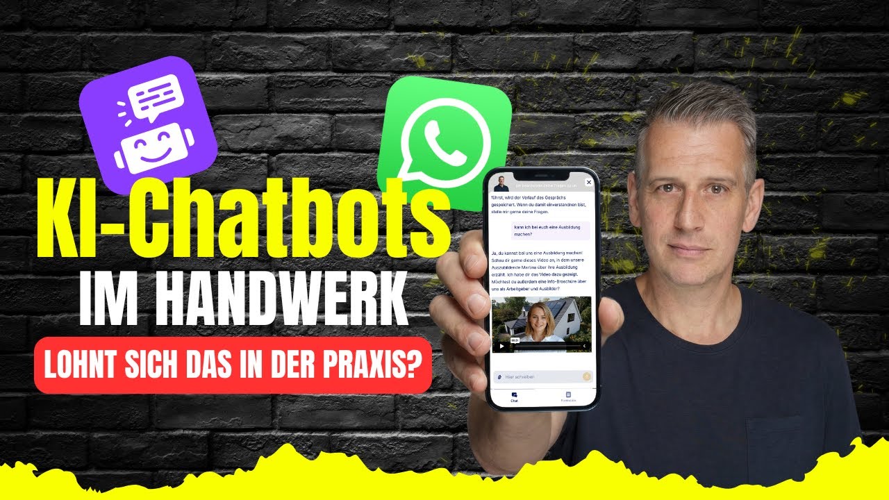 KI-Chatbots im Handwerk – lohnt sich das in der Praxis?