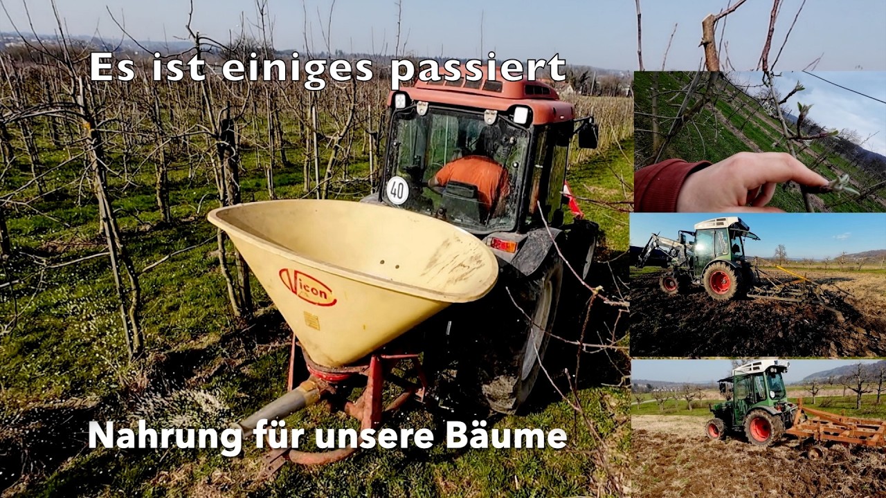 Obstbau FarmVlog#123 der D&uuml;nger kommt raus
