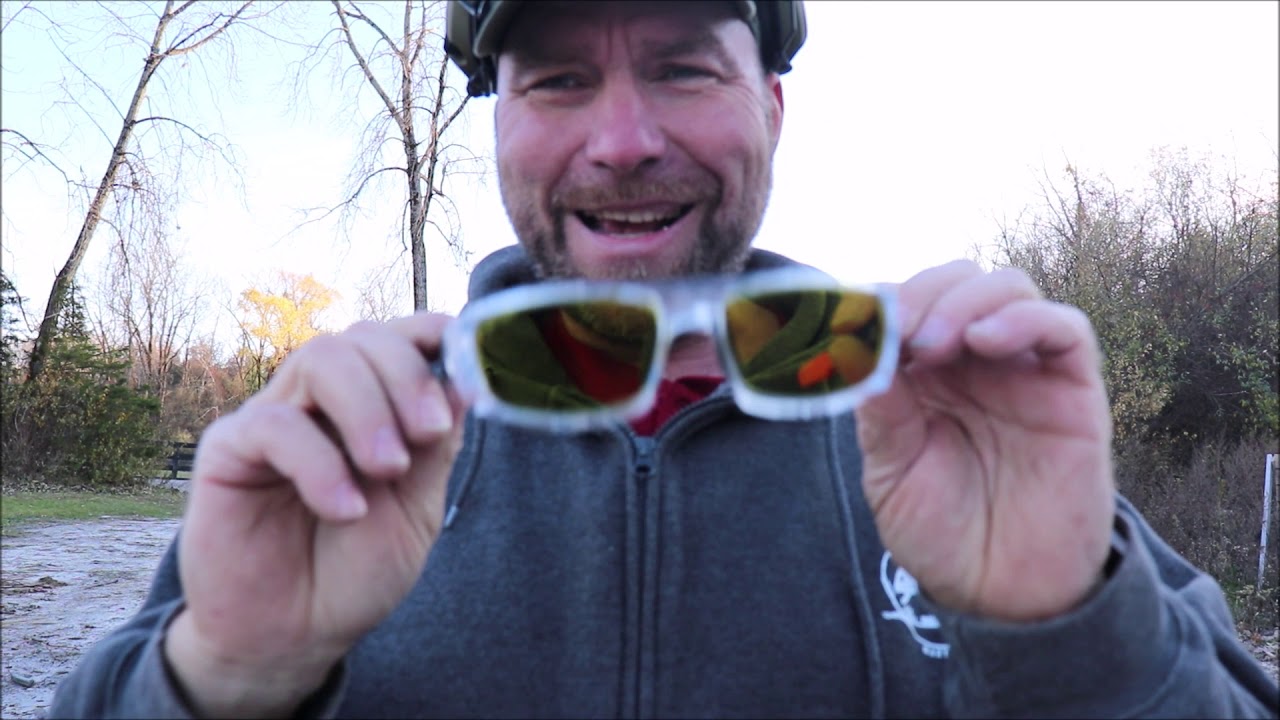 Hunter's HD Gold shooting glasses.