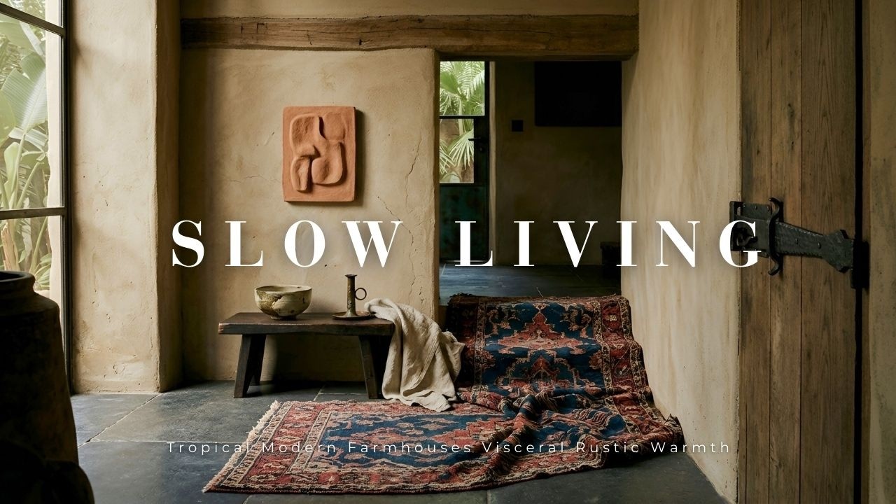 The Art of Slow Living Modern Farmhouses Where Poetic Geometry Meets Visceral Rustic Warmth.