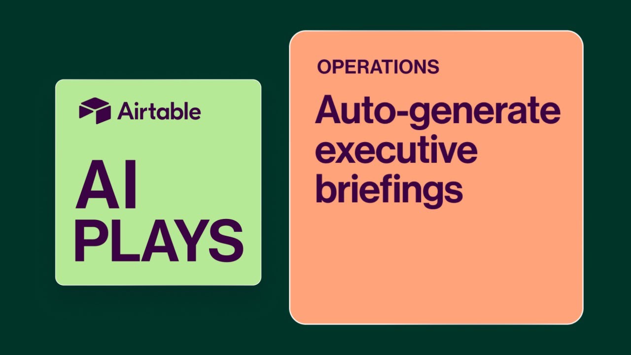 Auto-generate executive briefings: AI demo