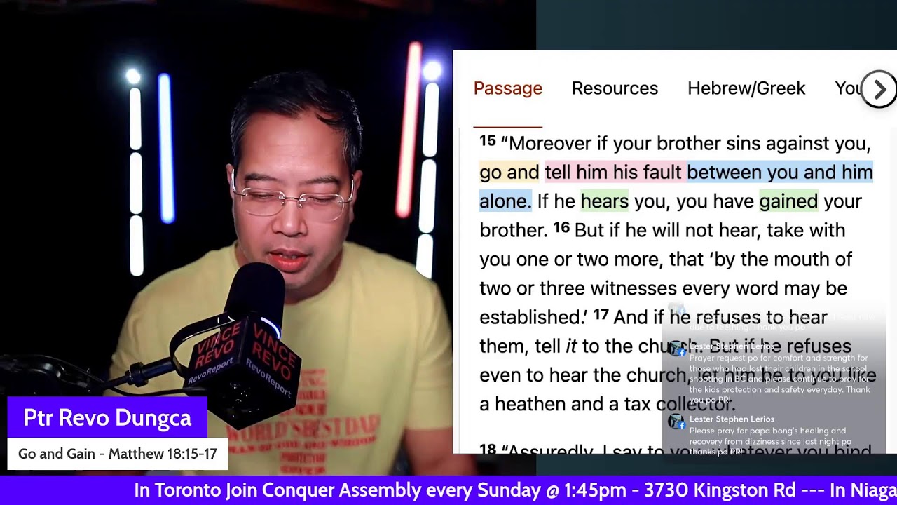 Go and Gain - Matthew 18:15-17
