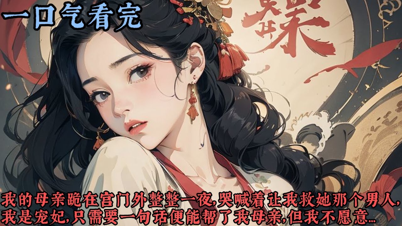 【一口气看完】《合欢怨》我的母亲跪在宫门外整整一夜。声嘶力竭地哭喊着让我救救她赖以生存的那个男人，可此刻我却觉得无比痛快，我是皇帝最宠爱的妃子，只需要一句话便能帮了我母亲，但我，不愿意...
