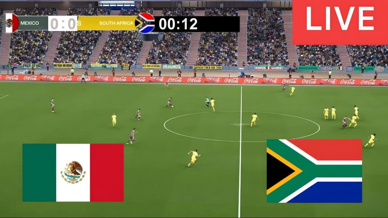 🔴 LIVE : MEXICO VS SOUTH AFRICA FIFA WORLD CUP 2026 FULL MATCH &ndash; VIDEOGAME EFOOTBALL SIMULATION
