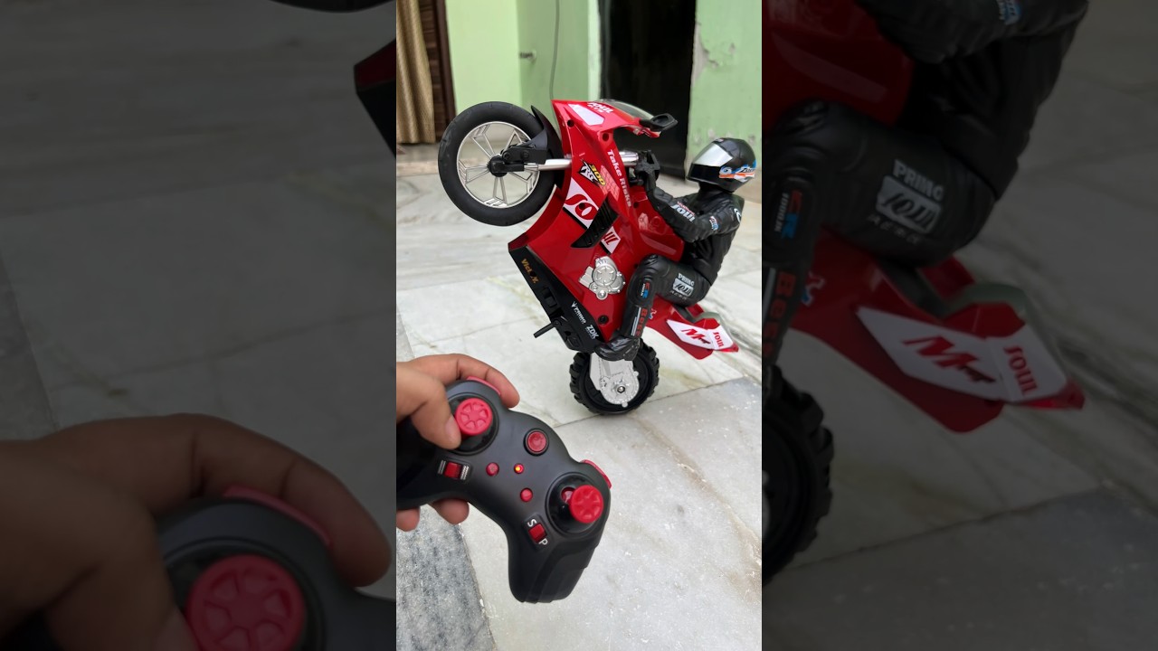 RC Self Balance Bike🔥🔥 #rcbike #shorts #bike #remotecontrol