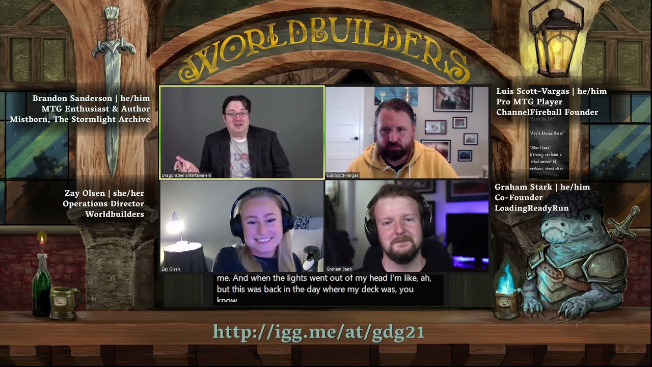 Brandon Sanderson, Luis Scott-Vargas, and Graham Stark talk Magic: The Gathering!