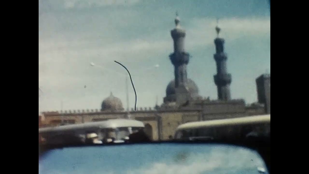 8mm film of Cairo and Pyramids around 1960