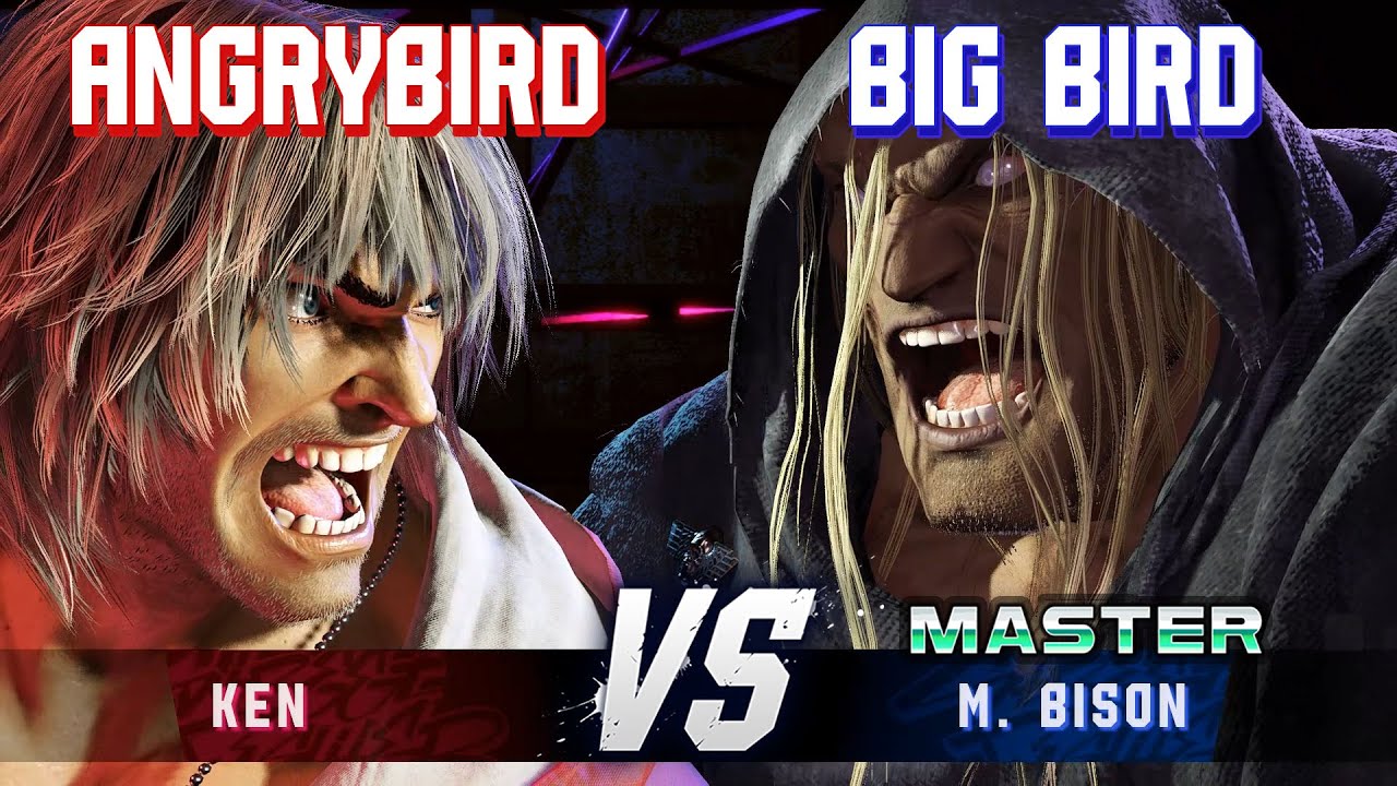 SF6 ▰ ANGRYBIRD (Ken) vs BIG BIRD (M.Bison) ▰ High Level Gameplay