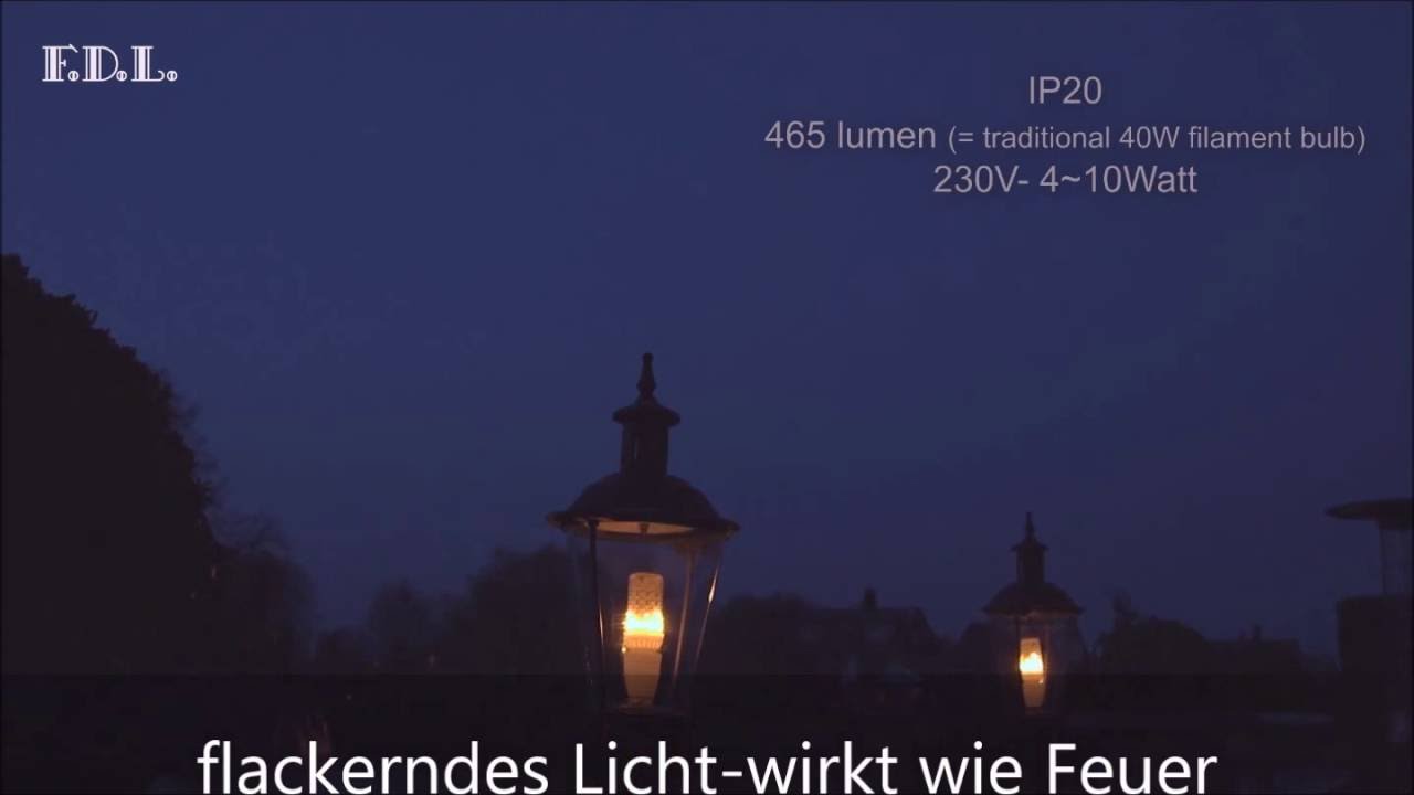 LED Fackel Feuerlampe Gartenlampe ohne Feuer ohne Gefahr