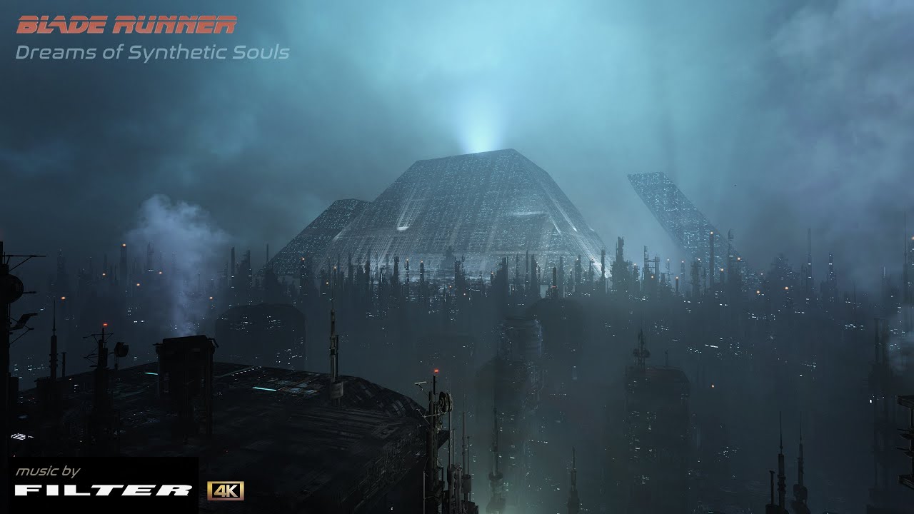 Blade Runner |  DREAMS OF SYNTHETIC SOULS  | 4K AMBIENCE for work study and relaxation - 6 Hours