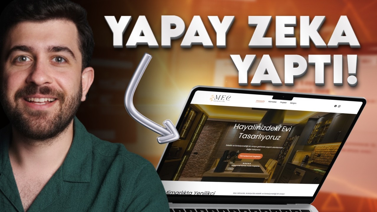 YAPAY ZEKAYLA SIFIRDAN WEB SİTESİ YAPMA - Kodsuz İnternet Sitesi Nasıl Kurulur?