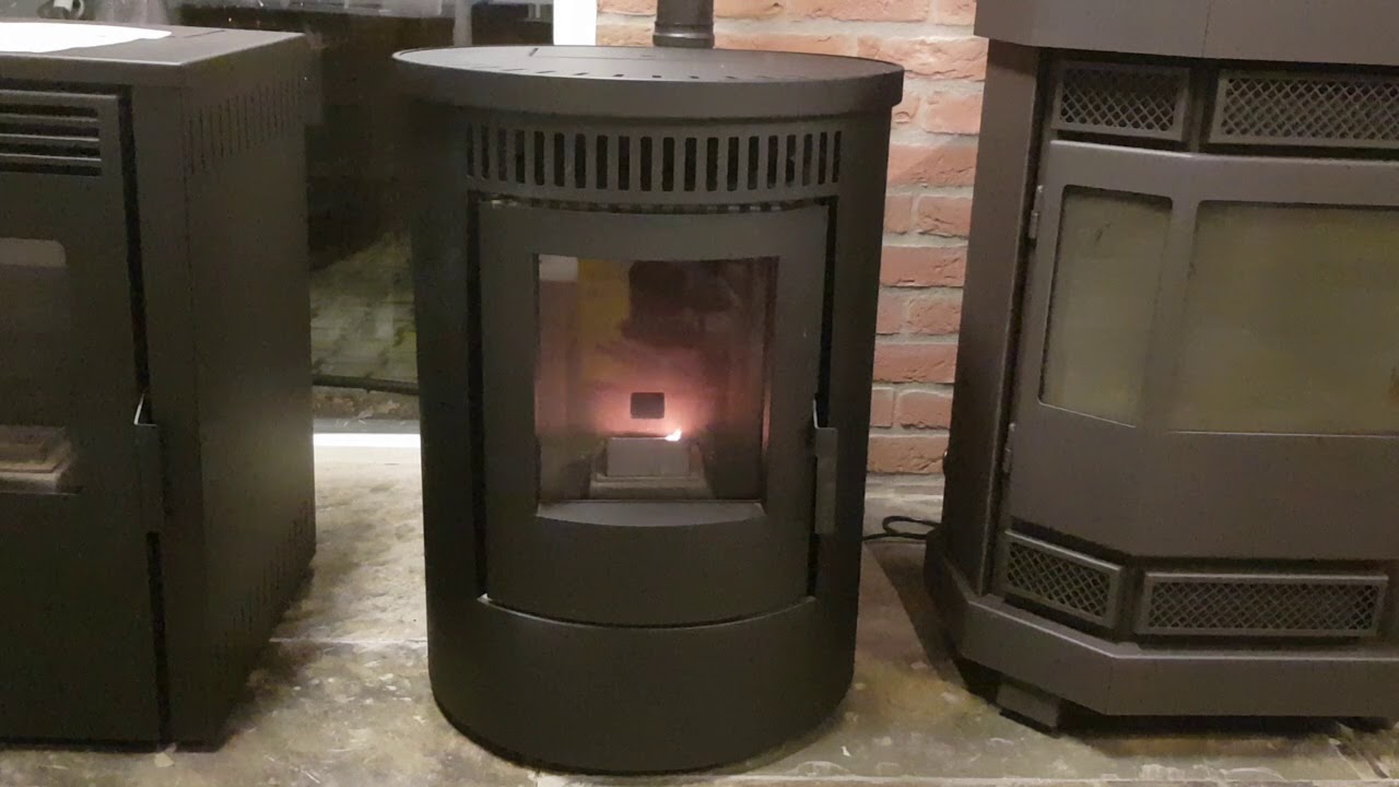 Pelletkachel Duroflame Rinus opstart. Start up Pelletstove Duroflame Rinus