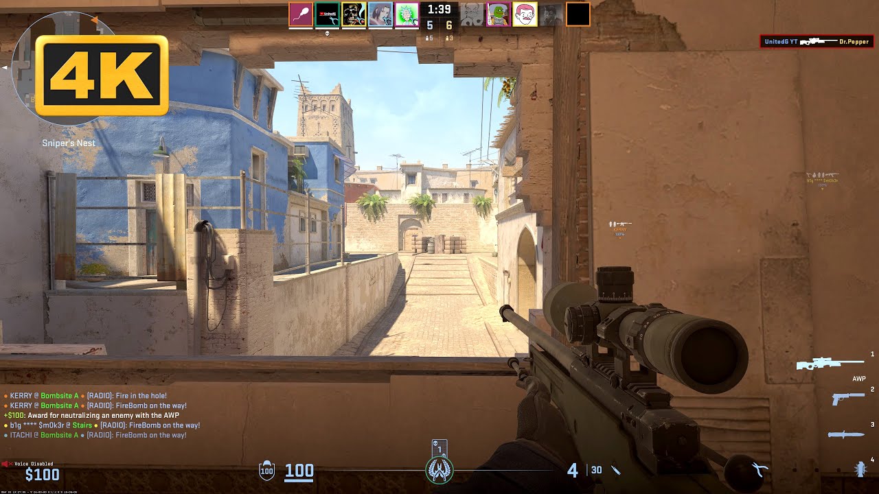 Counter Strike 2 Gameplay 4K (No Commentary)