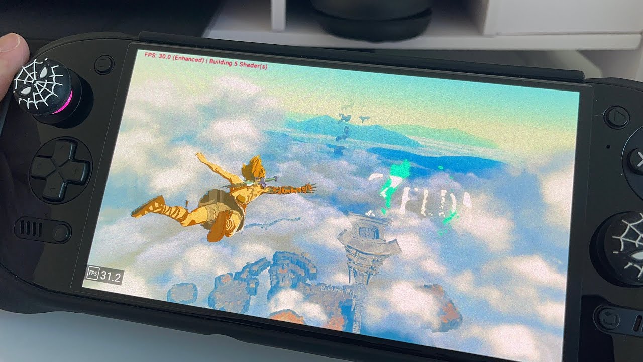 Zelda TOTK Switch Ayn Odin 2 Portal Max Eden gameplay 