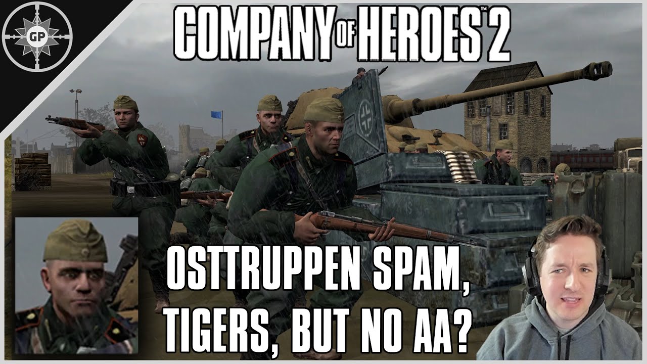 Osttruppen Spam vs Allied Airforce | 4V4 Port of Hamburg | Company of Heroes 2 Multiplayer